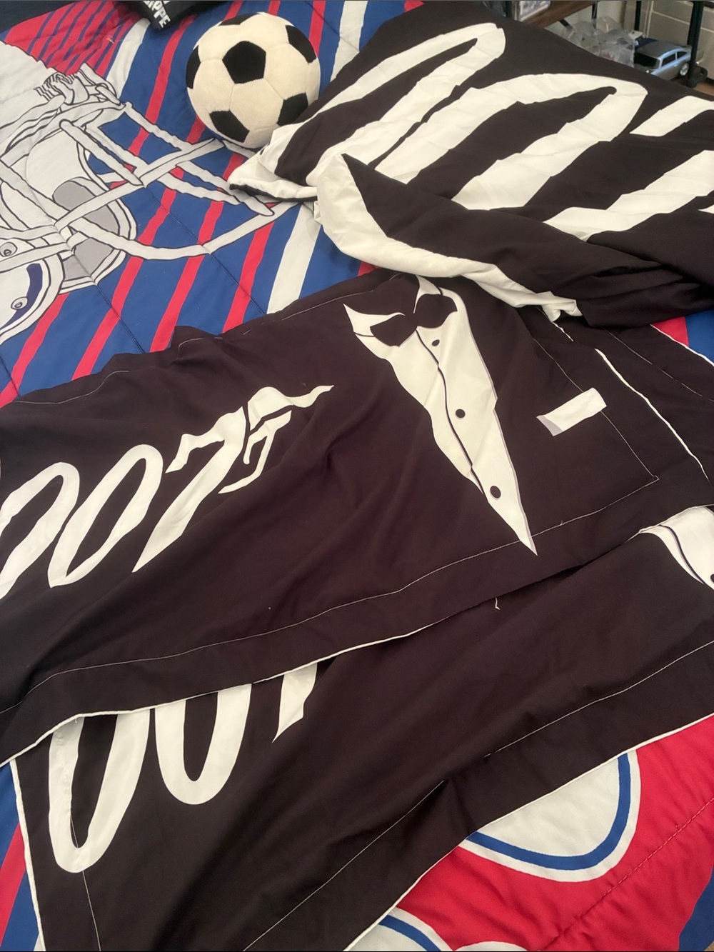 Black & White 007 duvet cover set